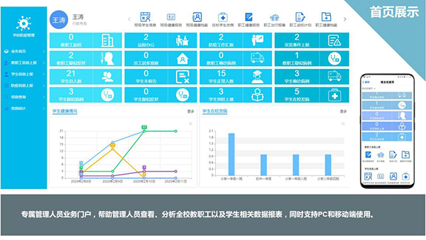 领航国际 防疫管理 健康上报 